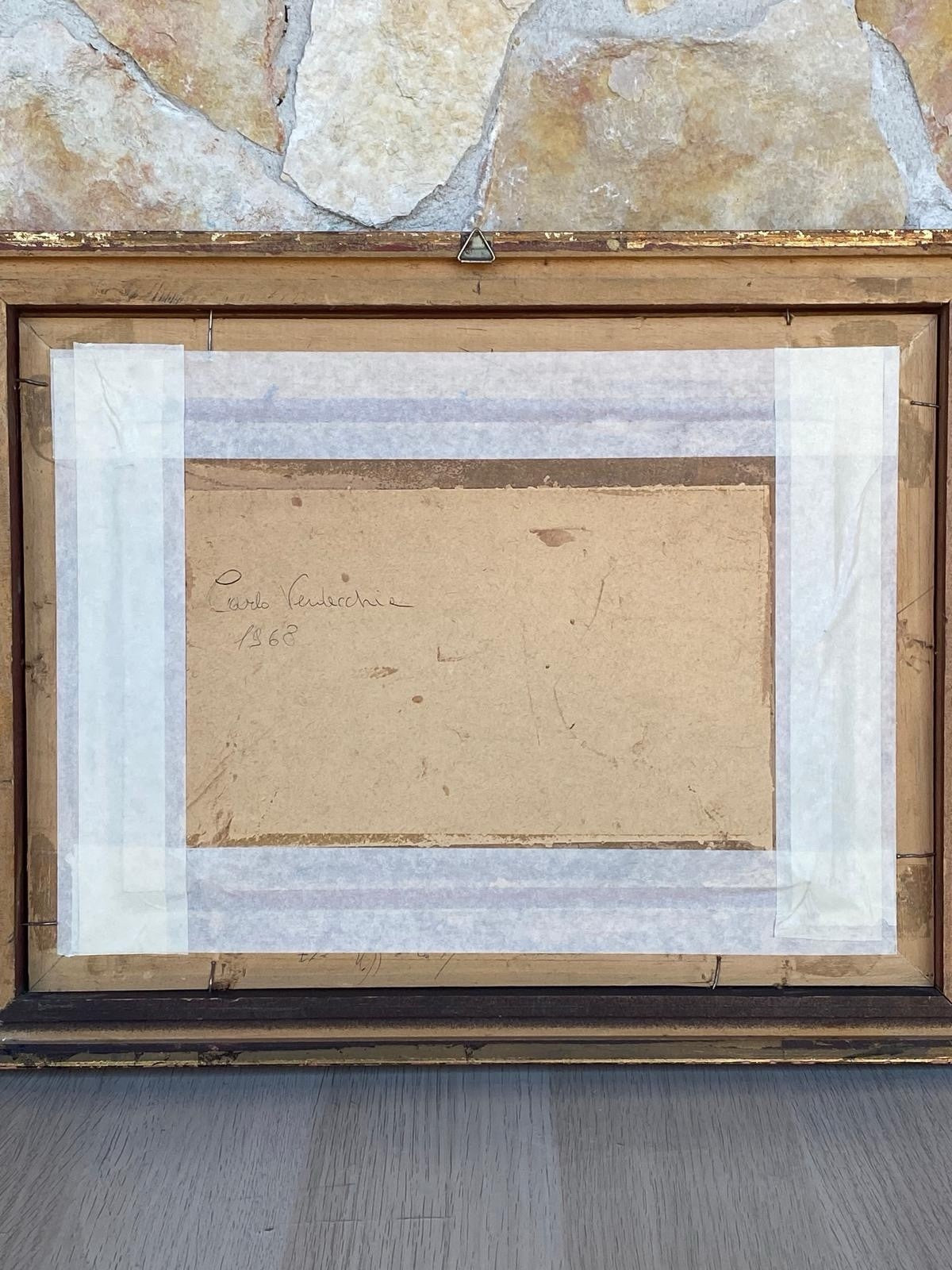 Quadro -Carretta Con Cavallo- Carlo Verdecchia- acquerello