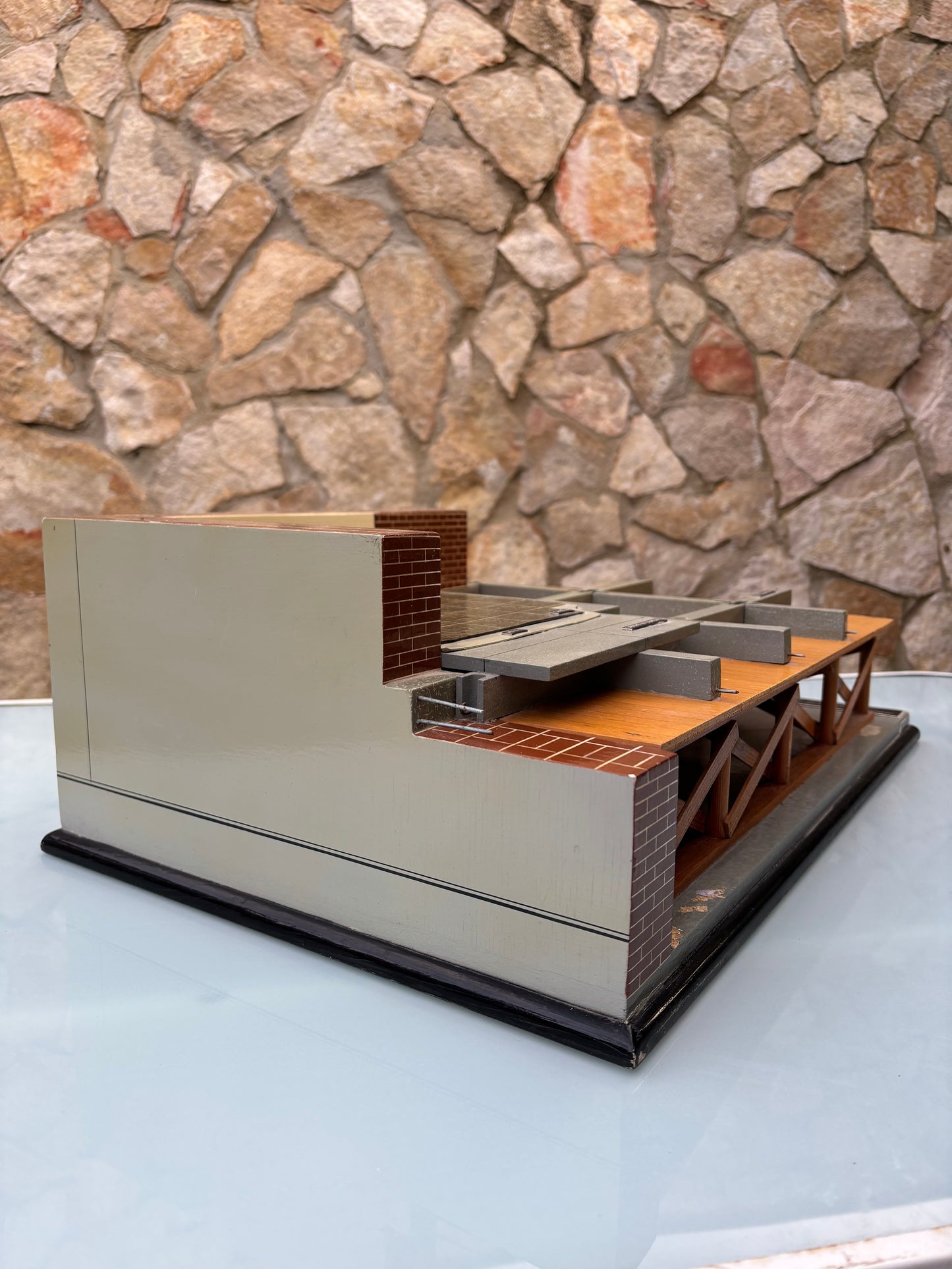 Modello Architettonico Vintage Anni ‘50, V.Toffoli &Figli