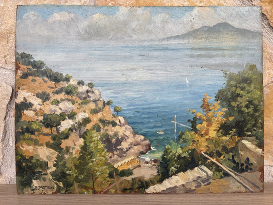 Quadro -Costiera- dipinto a olio