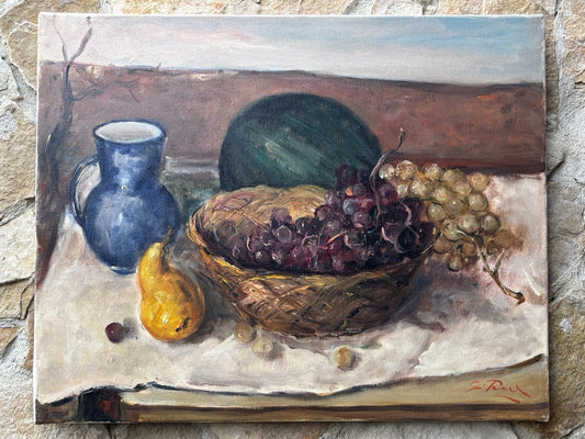 Quadro -Natura Morta- Giovanni Pane dipinto a olio su tela