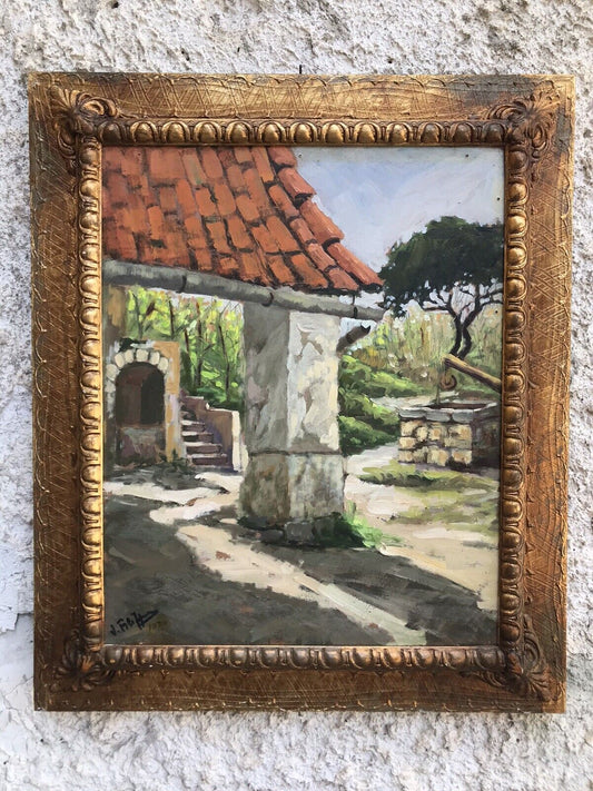 Quadro Vintage - Paesaggio- dipinto a olio