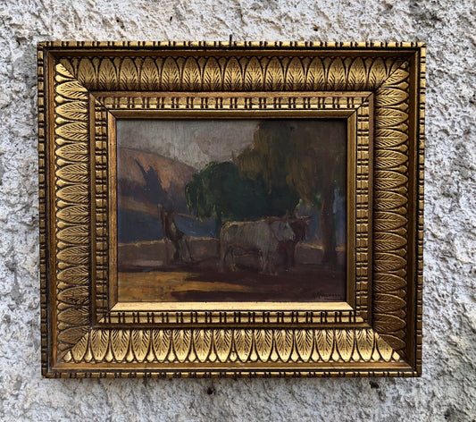 Quadro -Paesaggio- Raffaele Limauro dipinto a olio