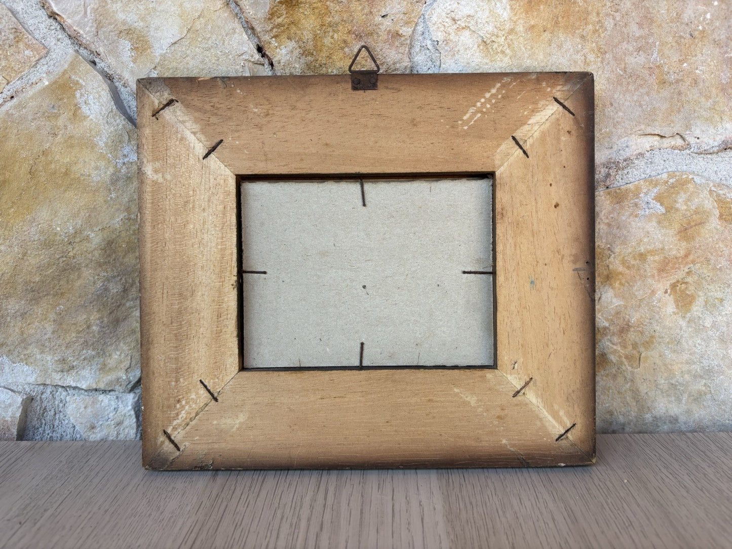 Quadro miniatura -Paesaggio Con Case- Mario Sangiovanni disegno su carta