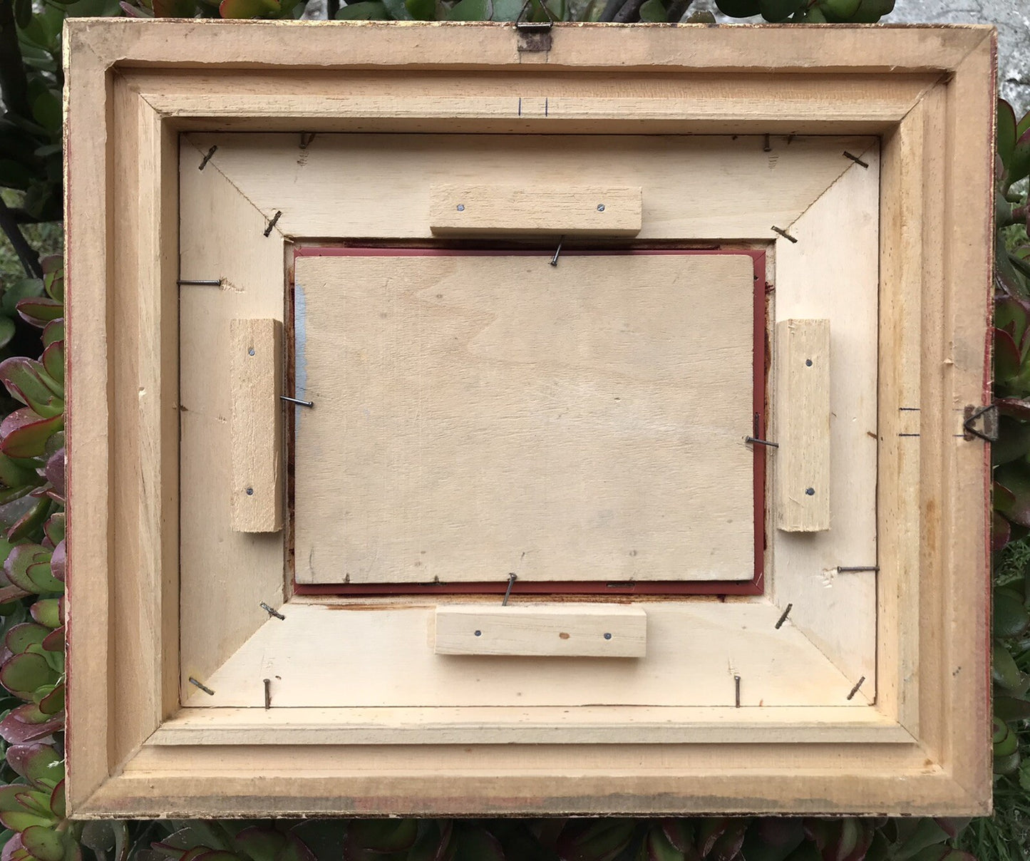 Quadro “marina” Luigi Seme Dipinto A Olio Su Tavoletta Vintage