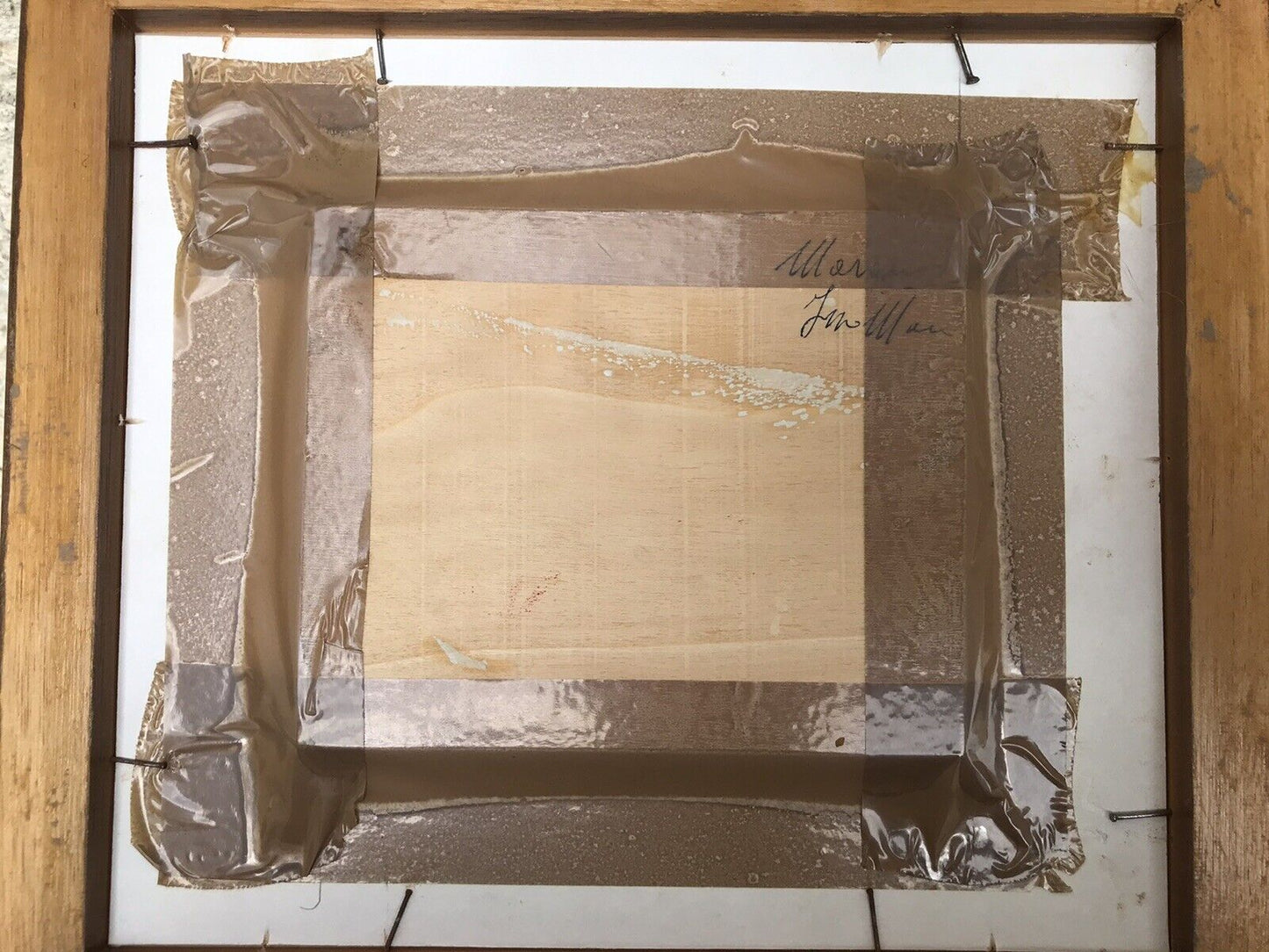 QUADRO VINTAGE DIPINTO A OLIO SU TAVOLETTA