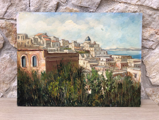 Quadro -Paesaggio Panoramico- dipinto a olio
