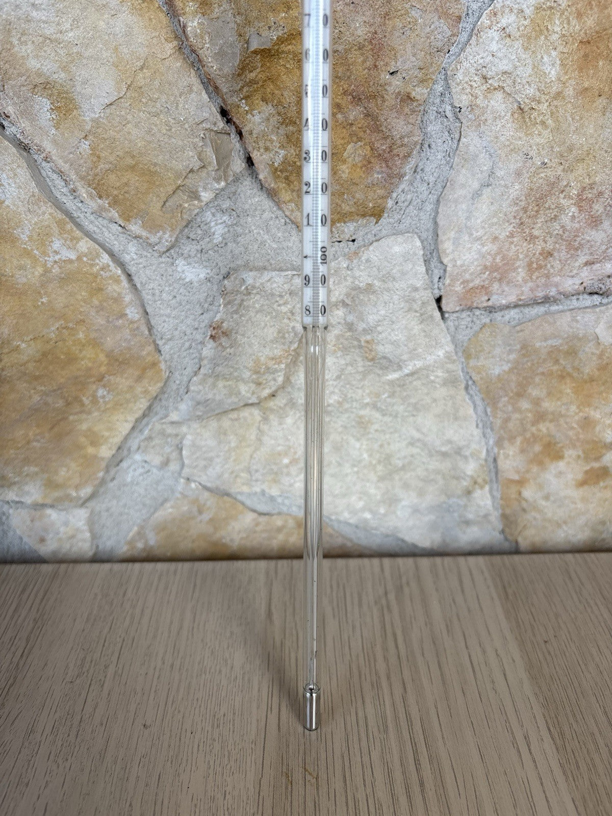 Coppia Di Antichi Termometri Con Custodia