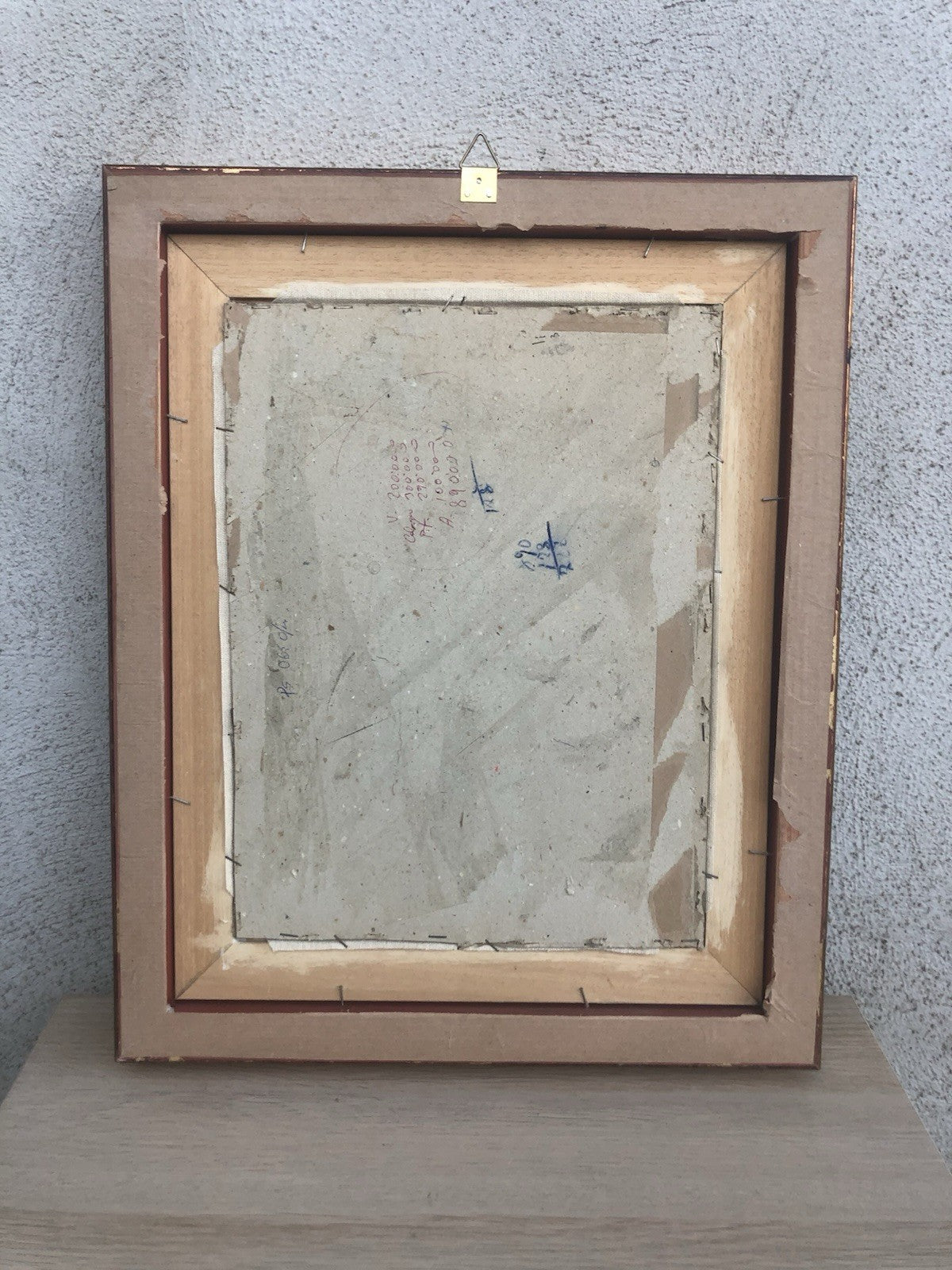 Quadro -Anziano Pensieroso- dipinto a olio