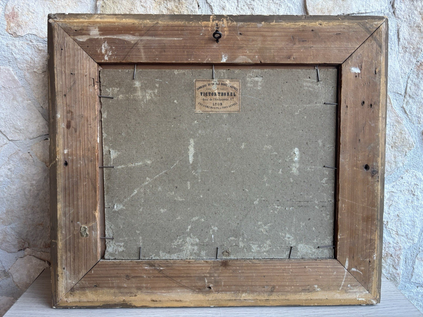 Quadro antico scuola francese -Paesaggio- dipinto a olio
