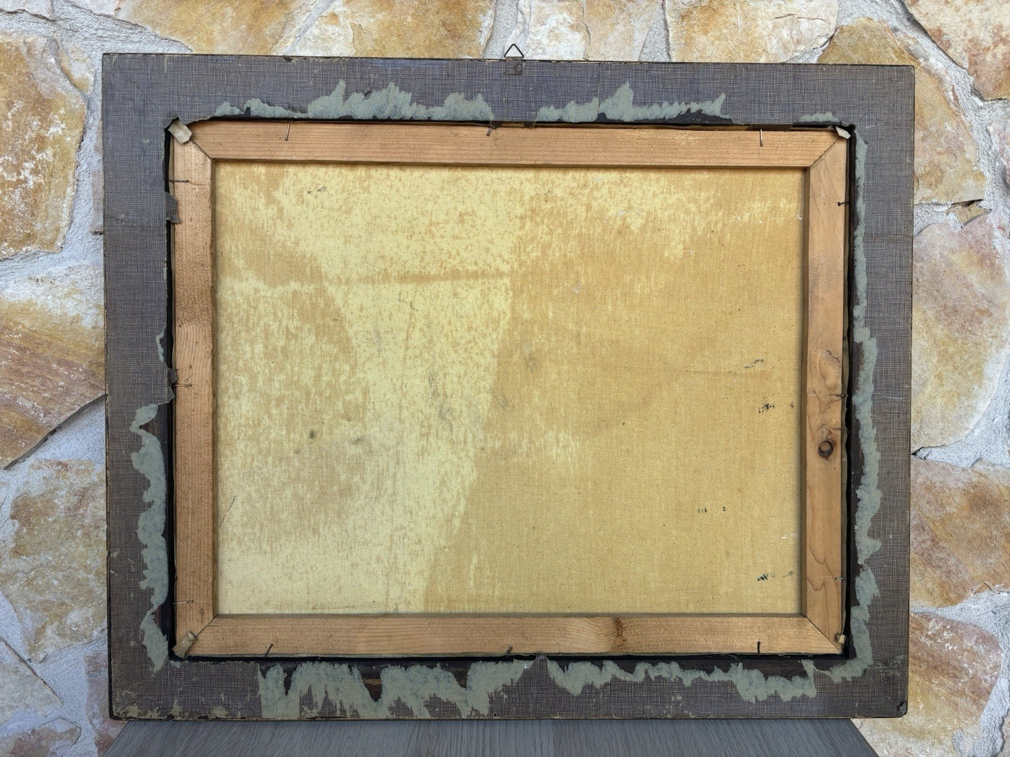 Quadro -Marina Con Barche- dipinto a olio su tela