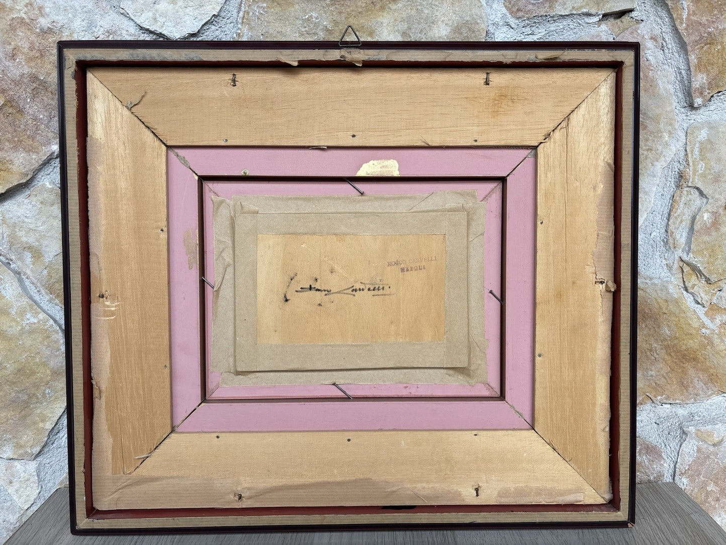 Quadro -Barche A Riposo- Rocco Carvelli- dipinto a olio