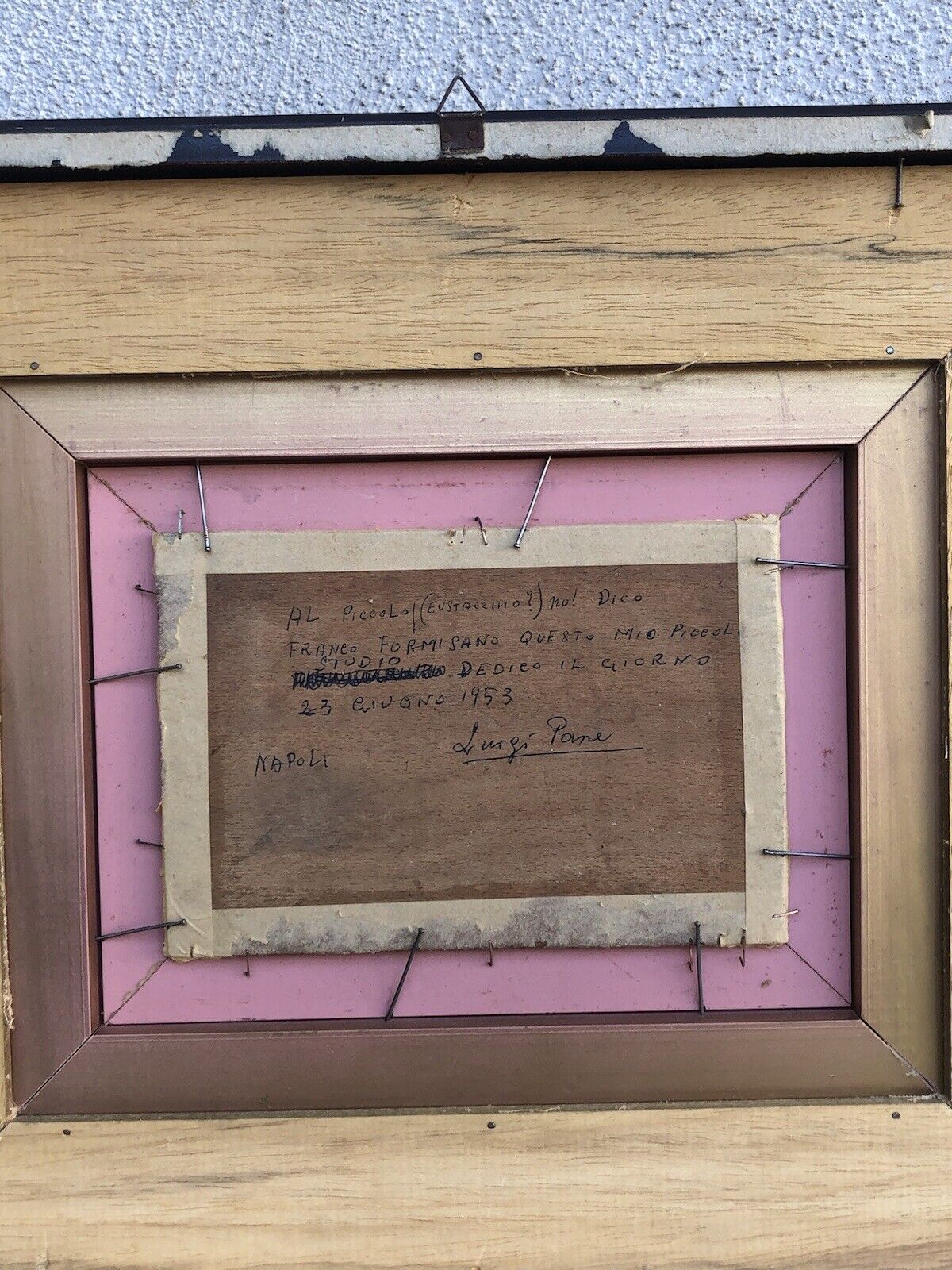 Quadro vintage -Paesaggio- dipinto a olio su tavoletta
