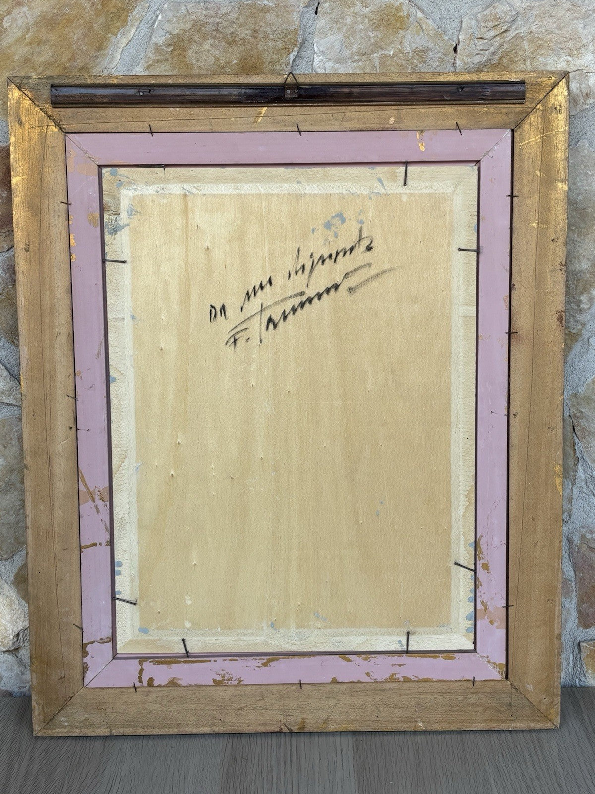 Quadro -Vicolo Di Napoli- Francesco Tammaro dipinto a olio