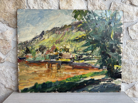 Quadro -Paesaggio- Edmondo Di Napoli dipinto a olio