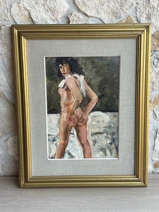 Quadro -Nudo Di Donna- Carlo Verdecchia dipinto a olio