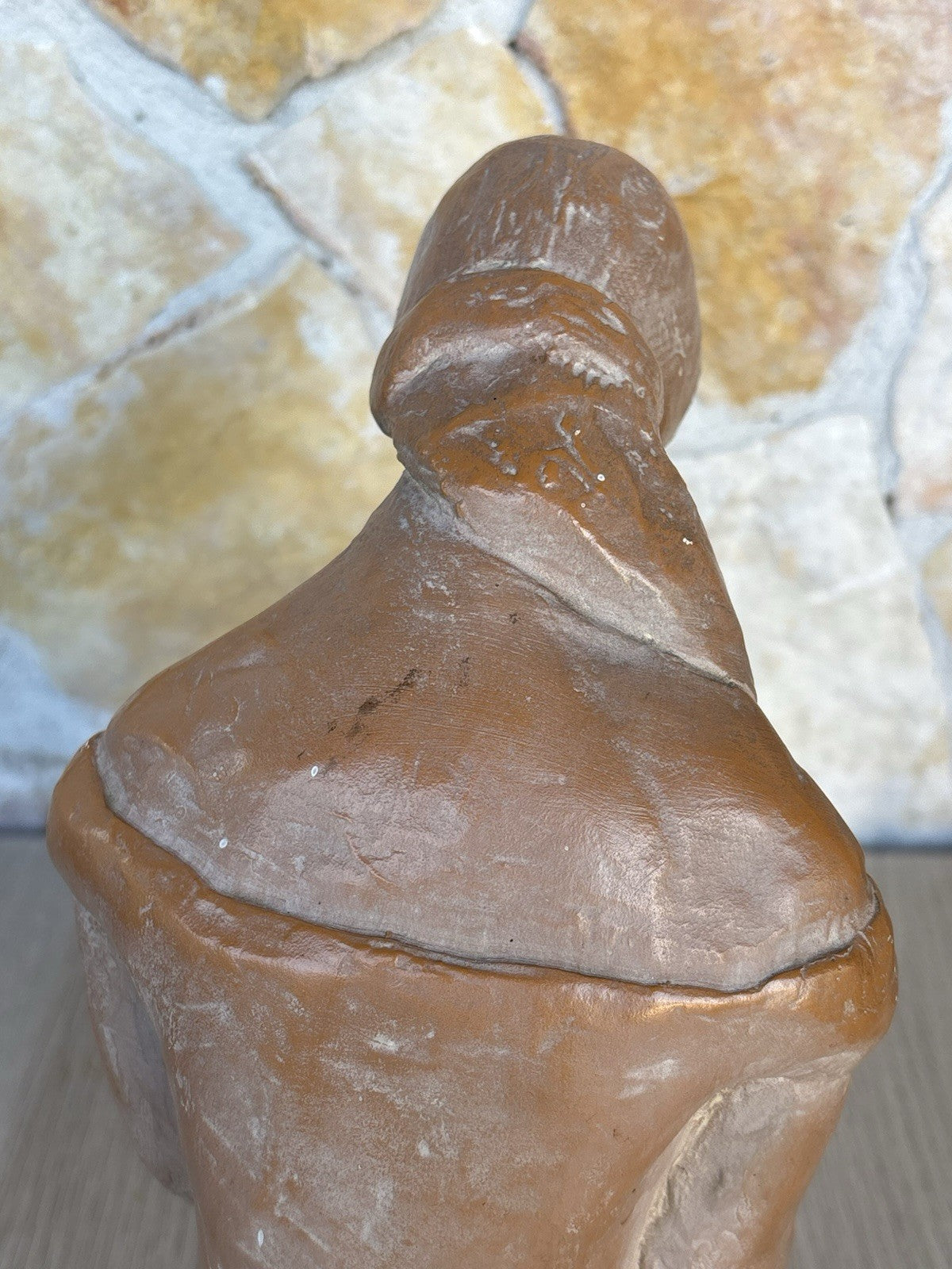 Scultura Vintage Maternità In Ceramica