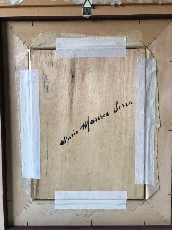 Quadro MARIO MARESCA SERRA dipinto a olio su tavoletta