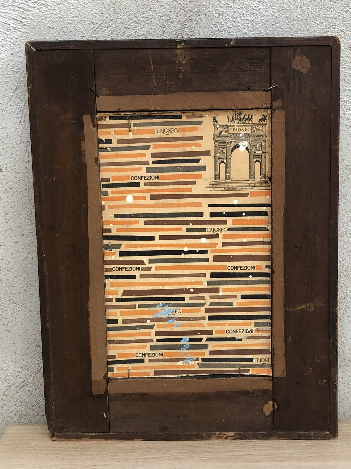 Quadro antico -Nudo- tecnica mista su carta