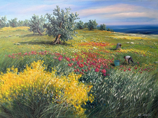 Quadro -Paesaggio- Antonio Anelli- dipinto a olio su tela