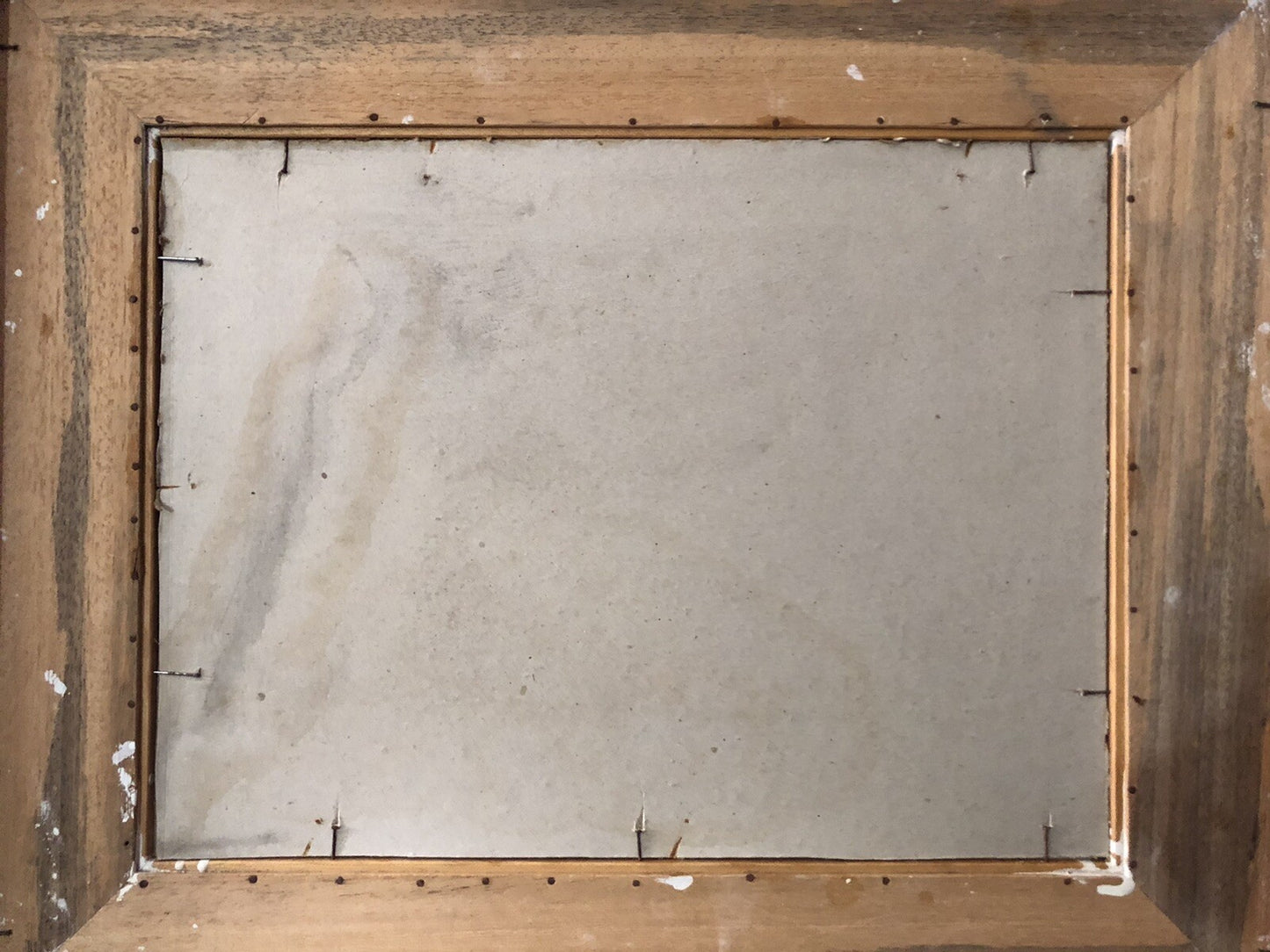 QUADRO VINTAGE -PAESAGGIO-DIPINTO AD ACQUERELLO SU CARTA