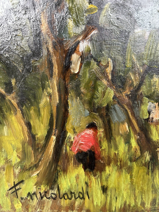 Quadro -Paesaggio- Francesco Nicolardi- dipinto a olio