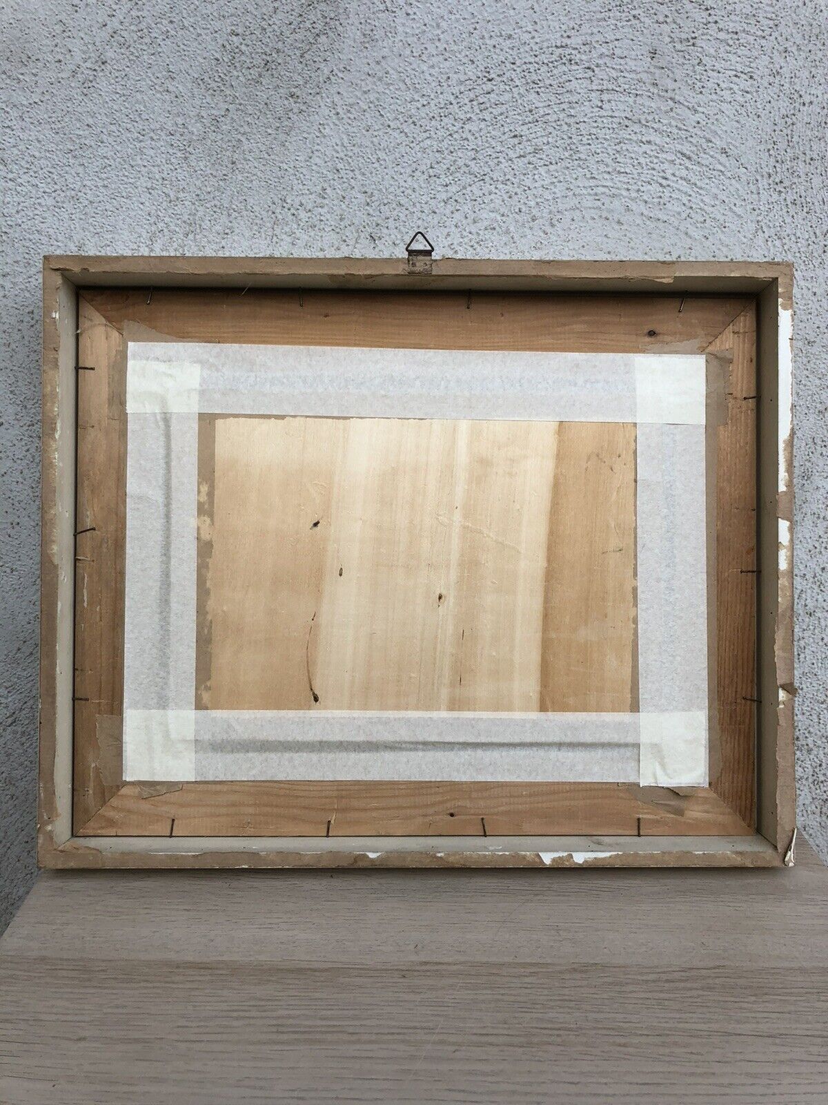Quadro vintage -Mercato- dipinto a olio