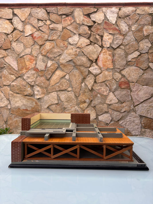 Modello Architettonico Vintage Anni ‘50, V.Toffoli &Figli