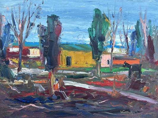 Quadro -Paesaggio- Luigi Cerqua- dipinto a olio
