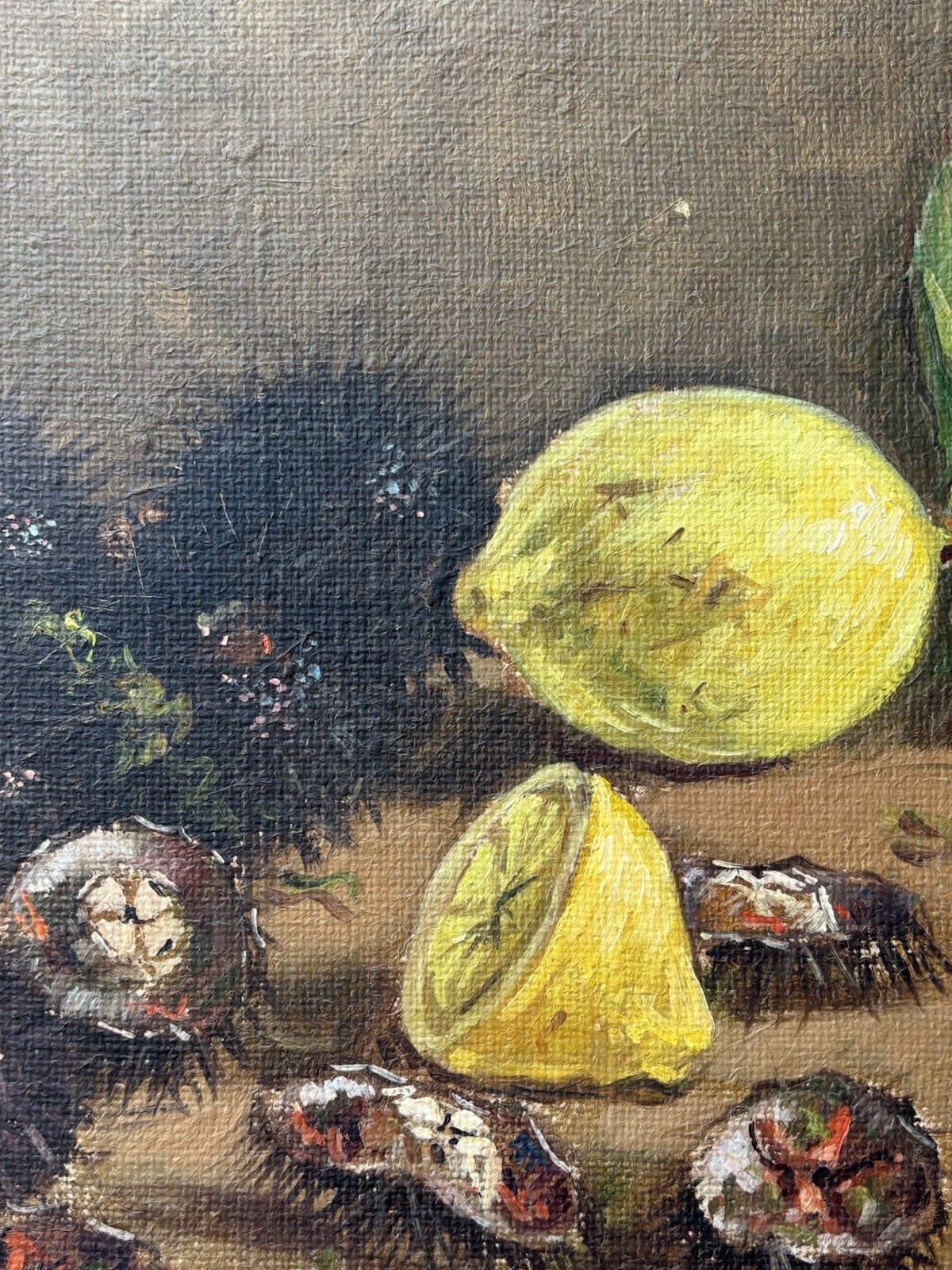 Quadro -Ricci Di Mare- Luigi Seme- dipinto a olio su tela