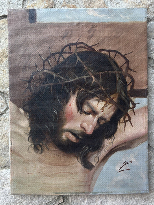 Quadro -Ecce Homo- Luigi Seme- dipinto a olio su tela