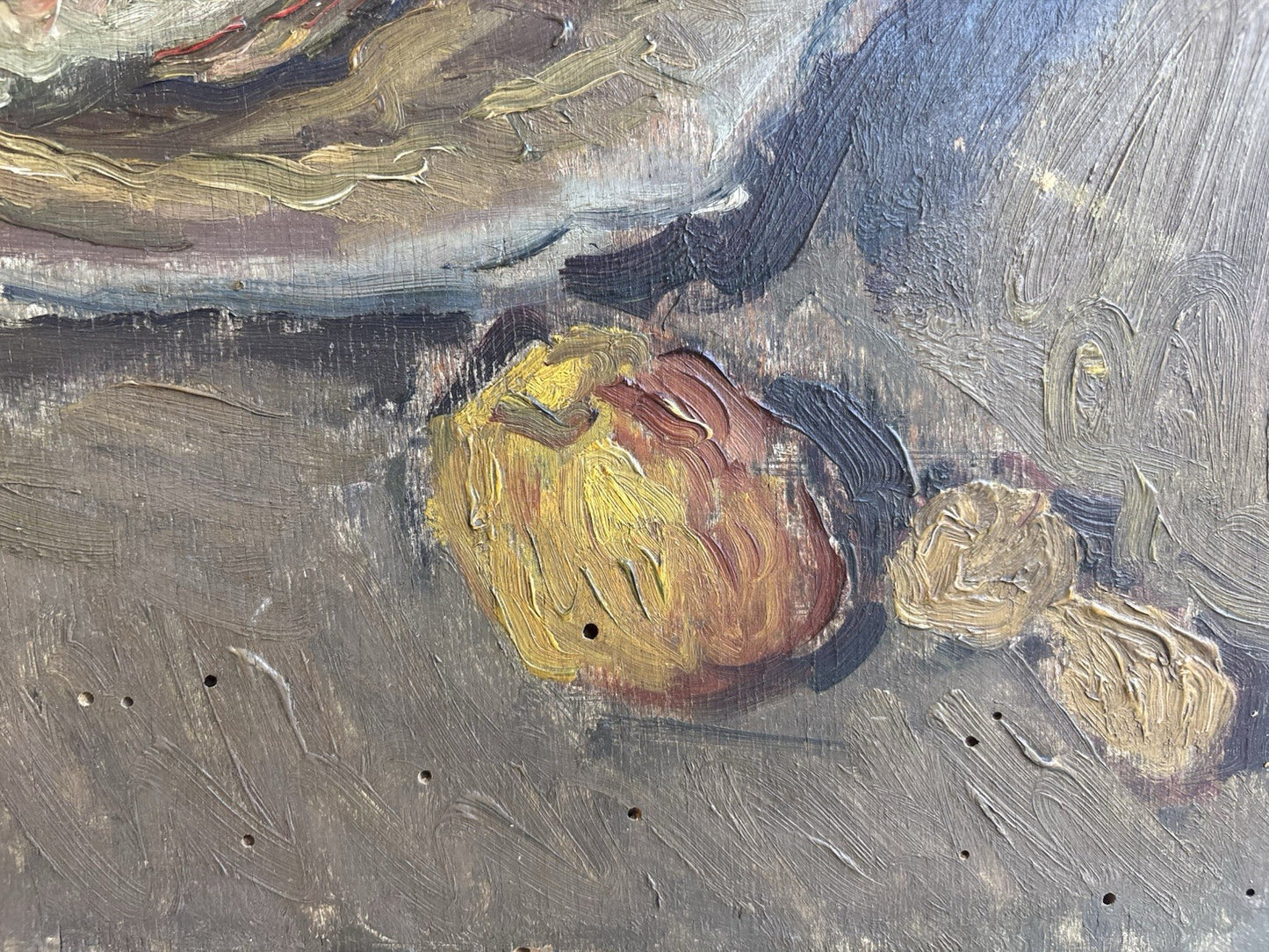 Quadro antico -Natura Morta- dipinto a olio su tavola