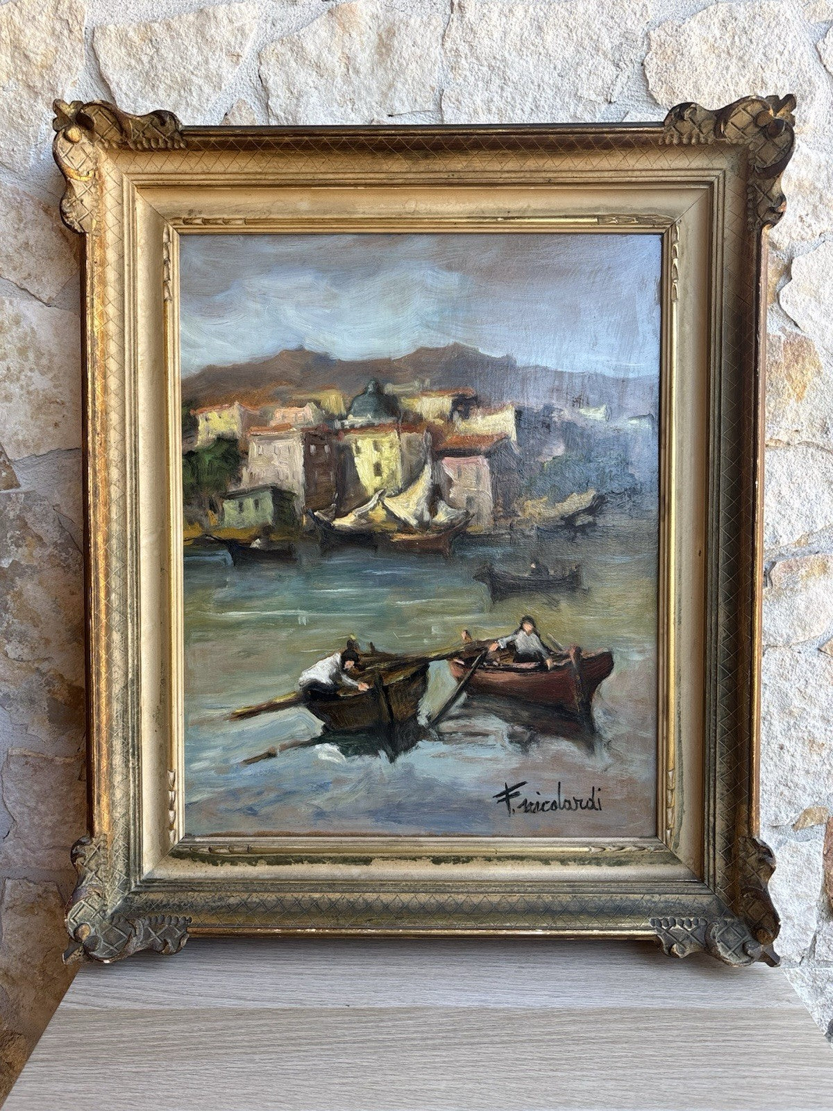 Quadro -Bacoli- Francesco Nicolardi- dipinto a olio