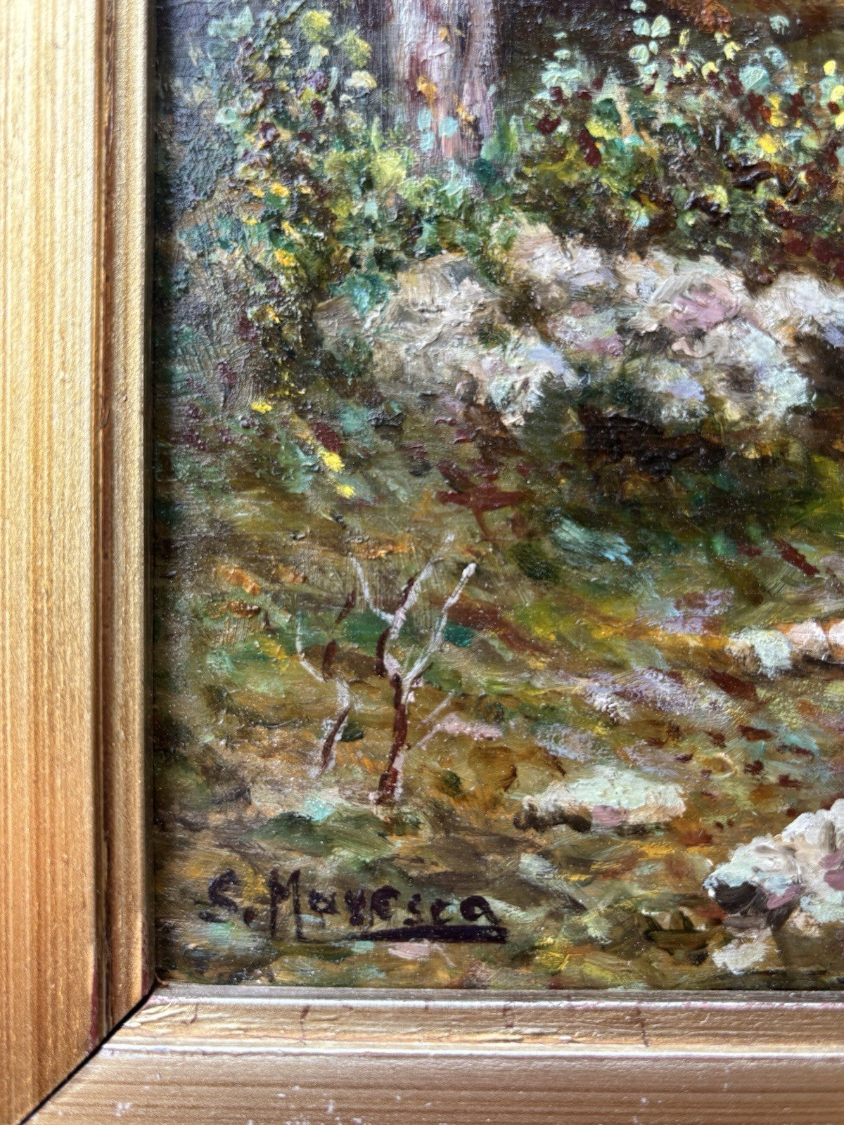 Quadro -Boschi Del Faito- Salvatore Maresca- dipinto a olio