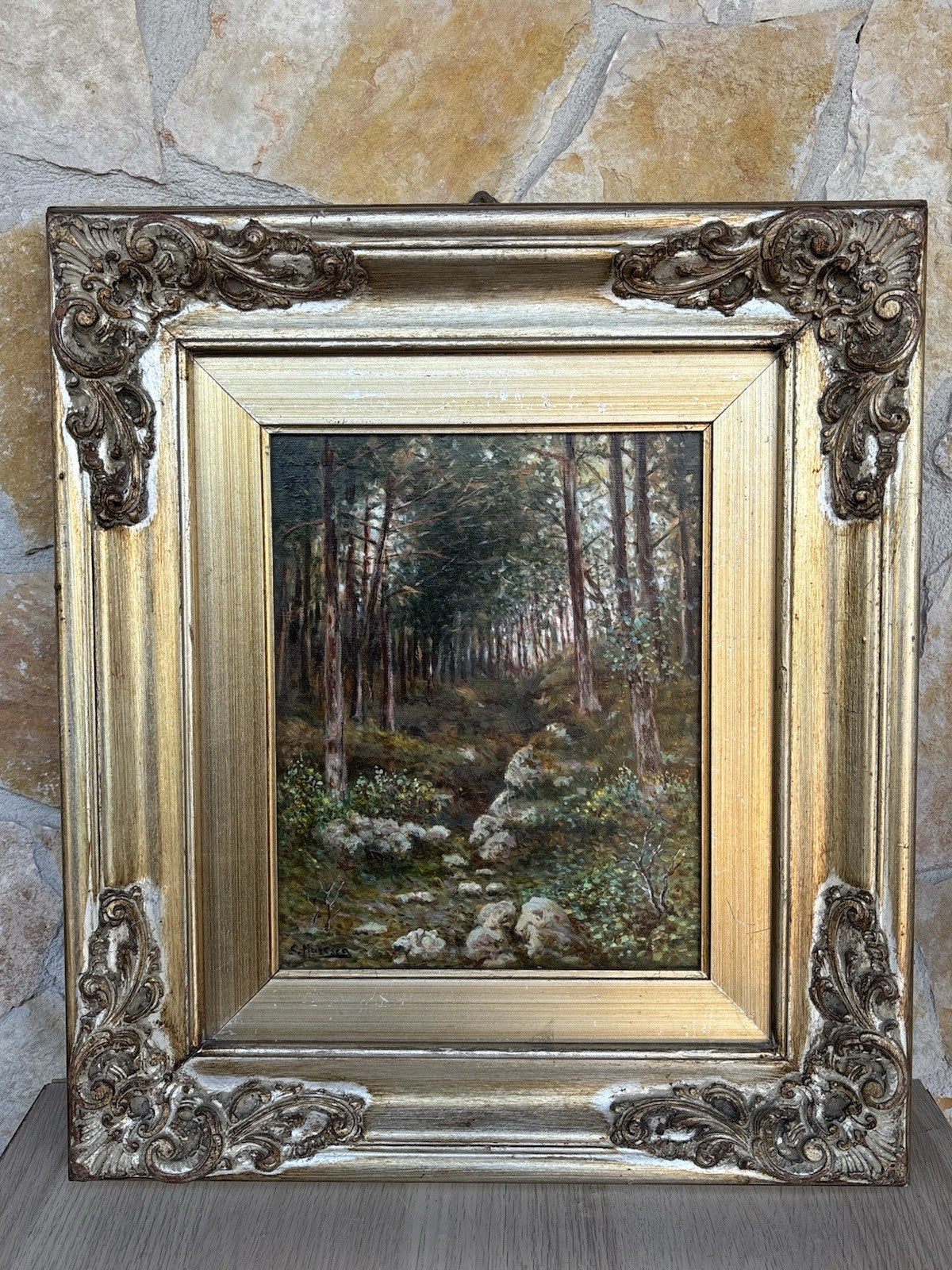 Quadro -Boschi Del Faito- Salvatore Maresca- dipinto a olio