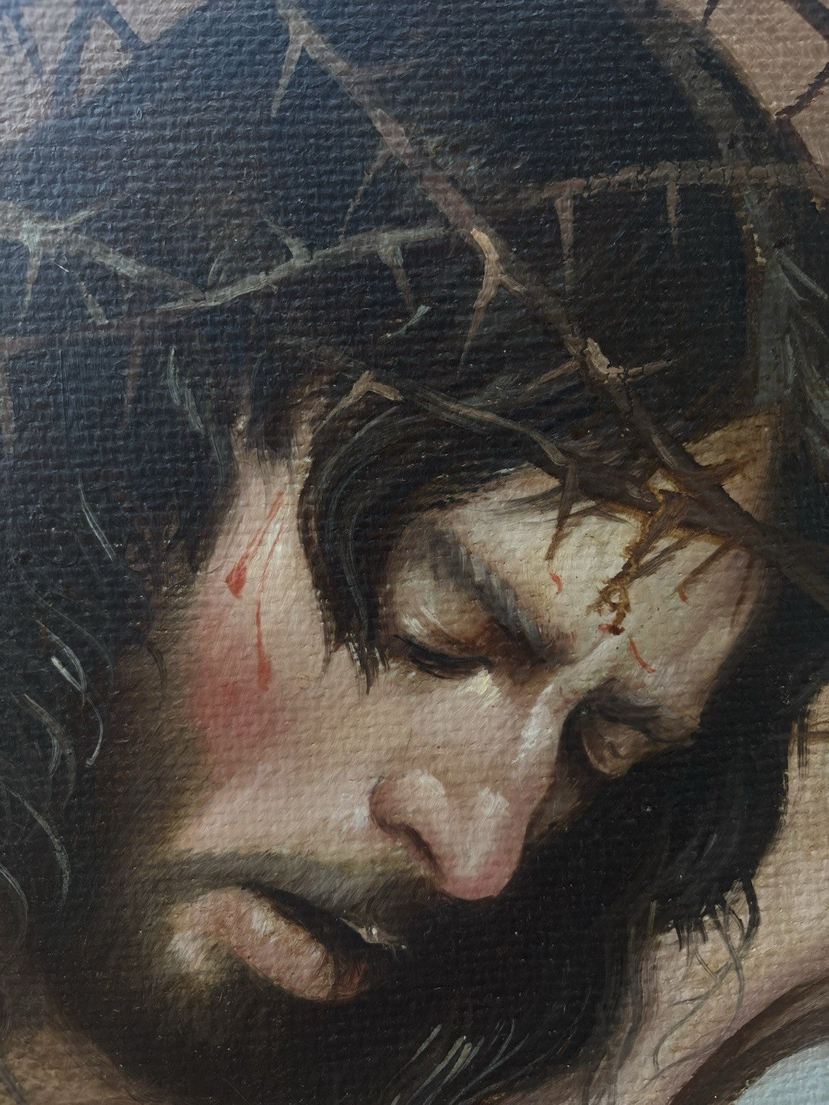 Quadro -Ecce Homo- Luigi Seme- dipinto a olio su tela