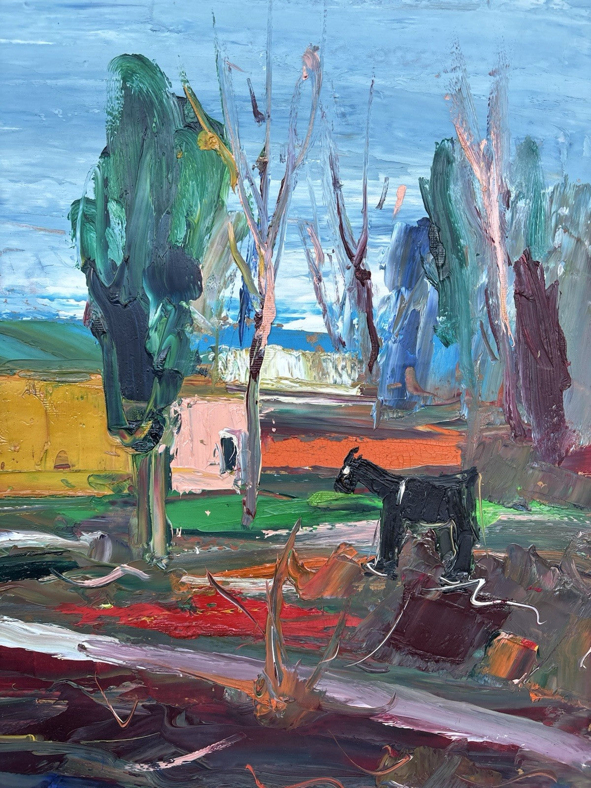 Quadro -Paesaggio- Luigi Cerqua- dipinto a olio