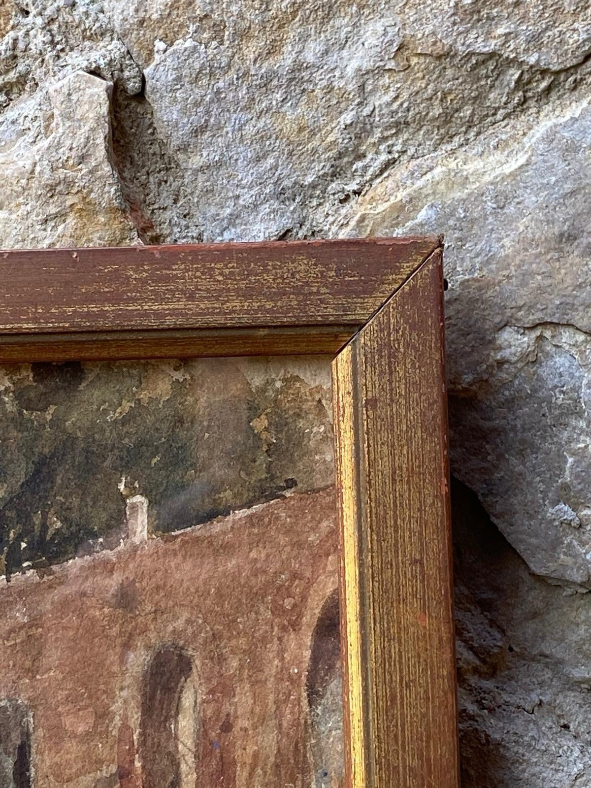 Quadro -Antiche Rovine- acquerello su cartoncino