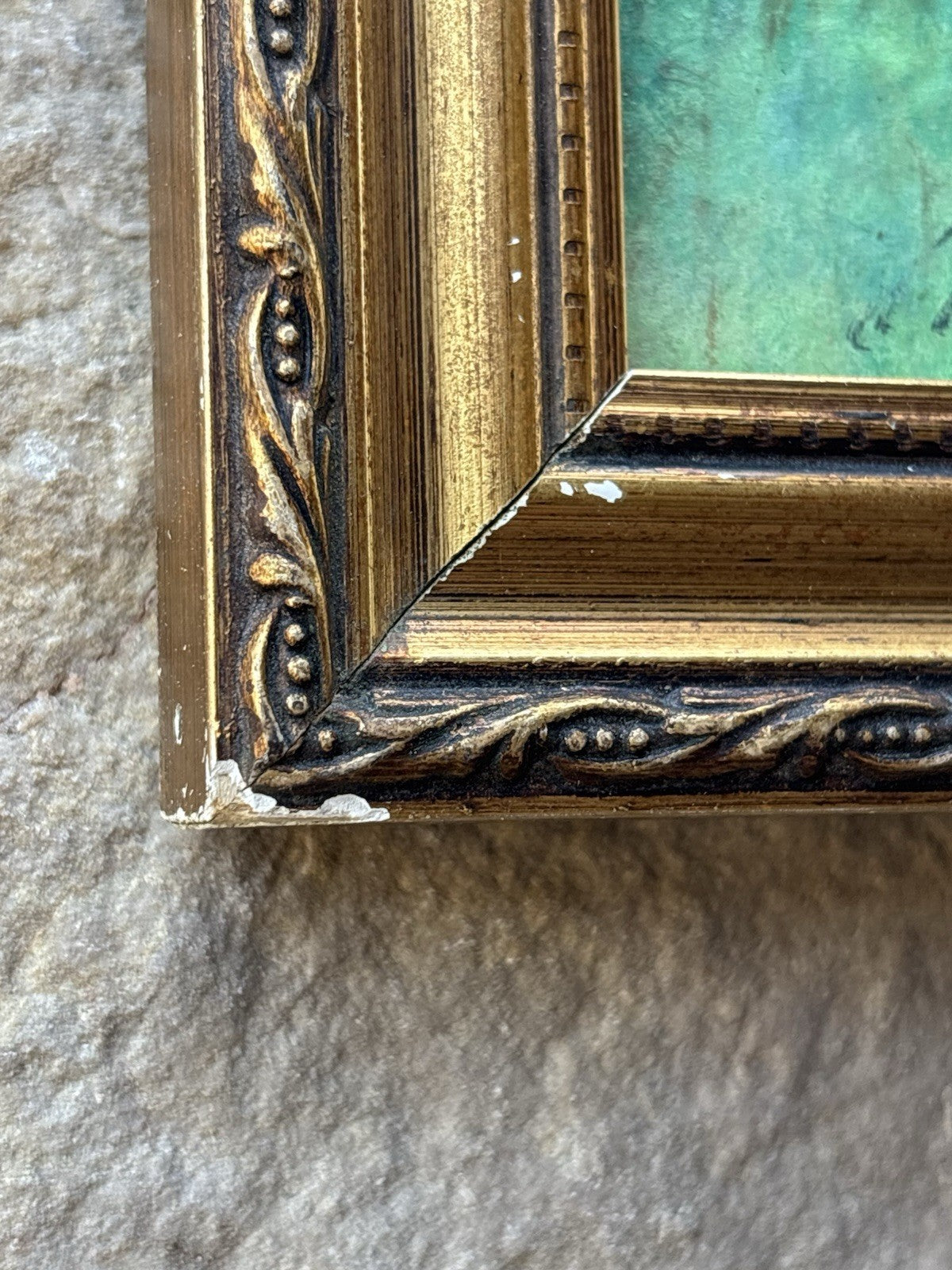 Quadro -Bovino- realizzato a pastello su carta