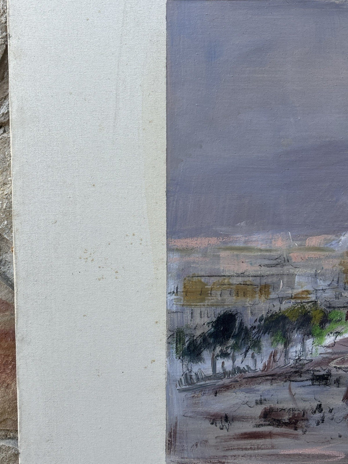 Quadro -Napoli Panorama- Vincenzo Laricchia- dipinto a olio su tela
