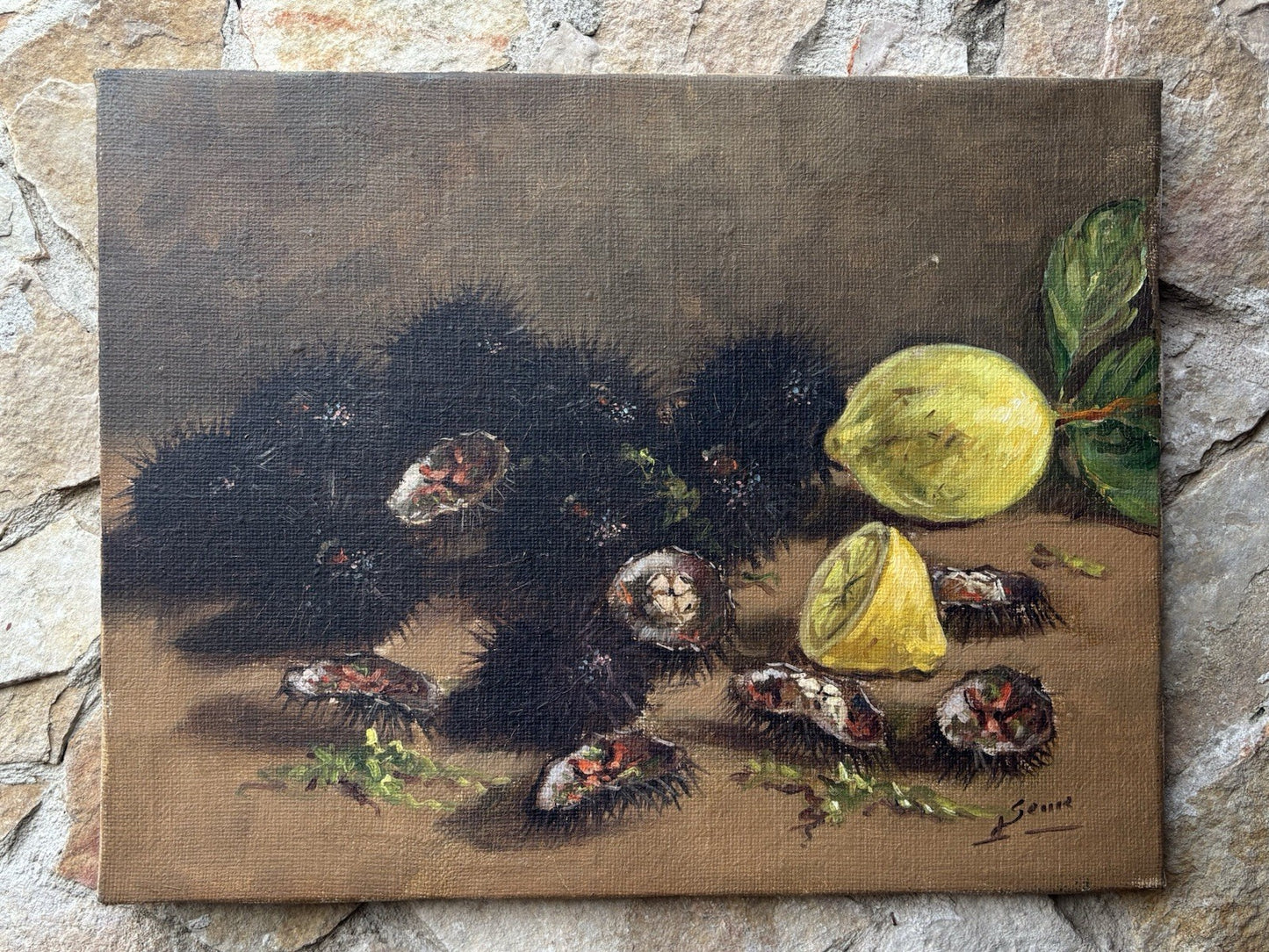 Quadro -Ricci Di Mare- Luigi Seme- dipinto a olio su tela