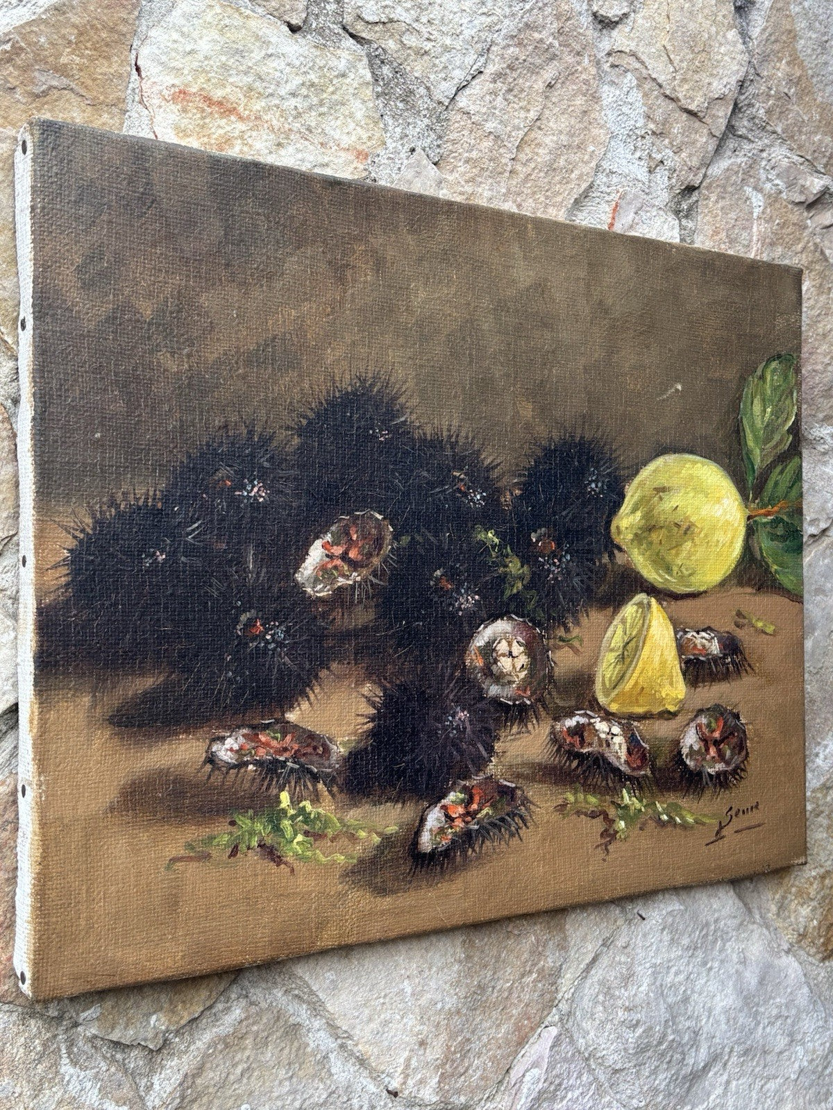 Quadro -Ricci Di Mare- Luigi Seme- dipinto a olio su tela