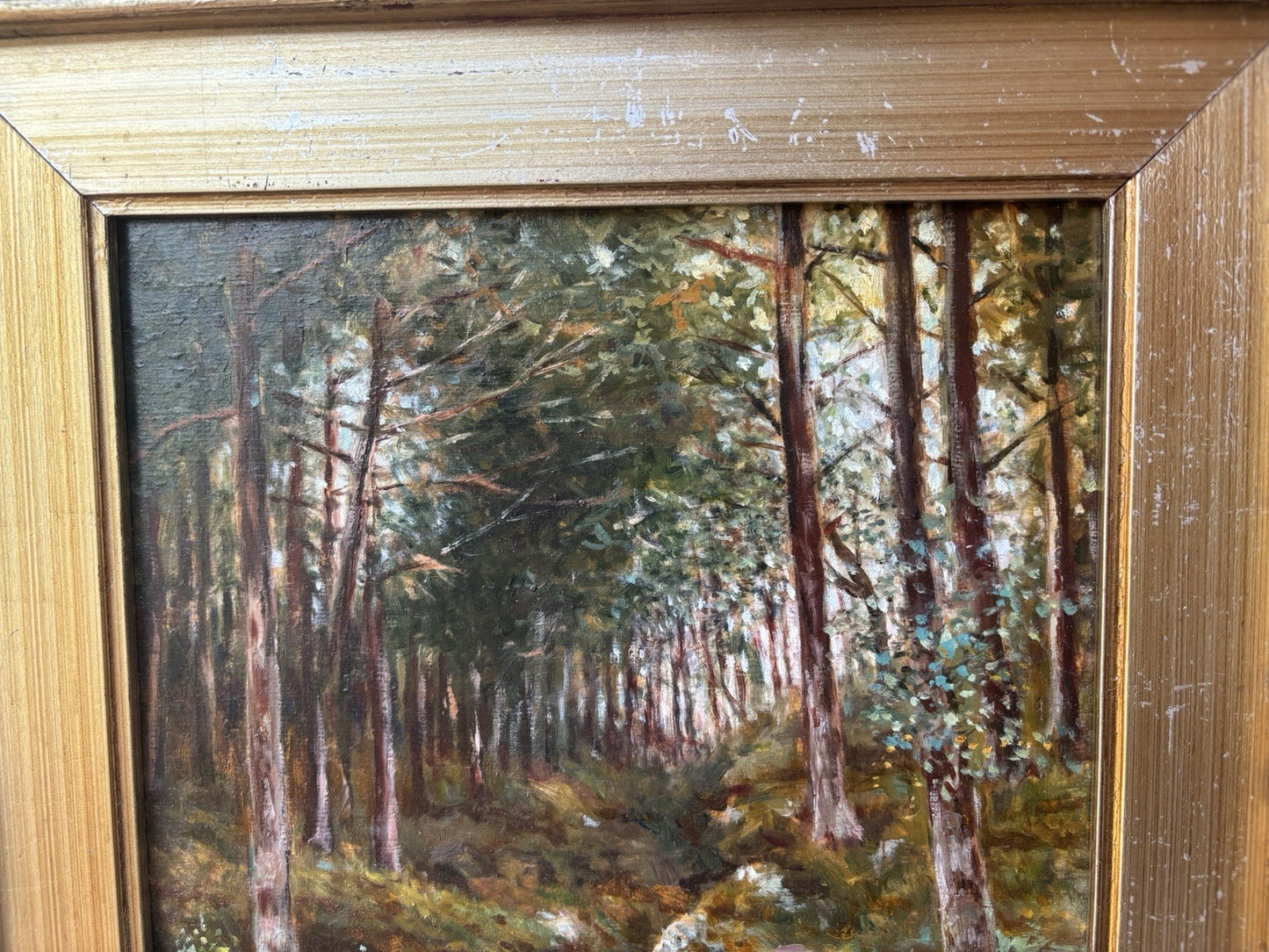 Quadro -Boschi Del Faito- Salvatore Maresca- dipinto a olio