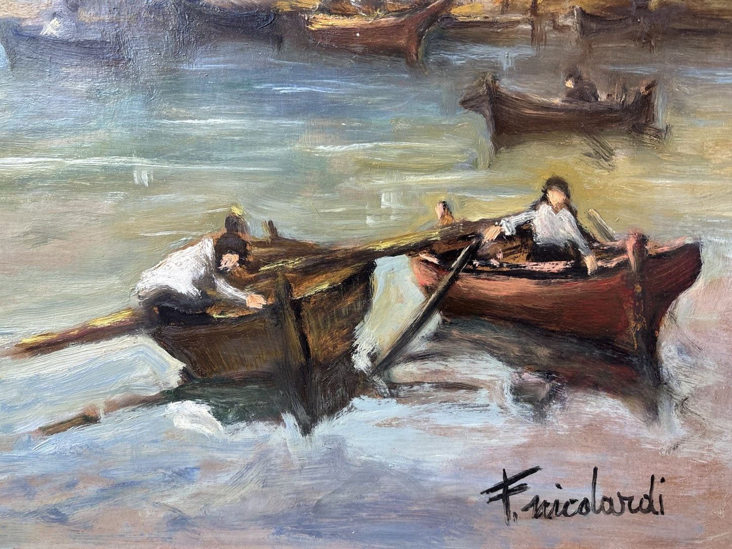 Quadro -Bacoli- Francesco Nicolardi- dipinto a olio