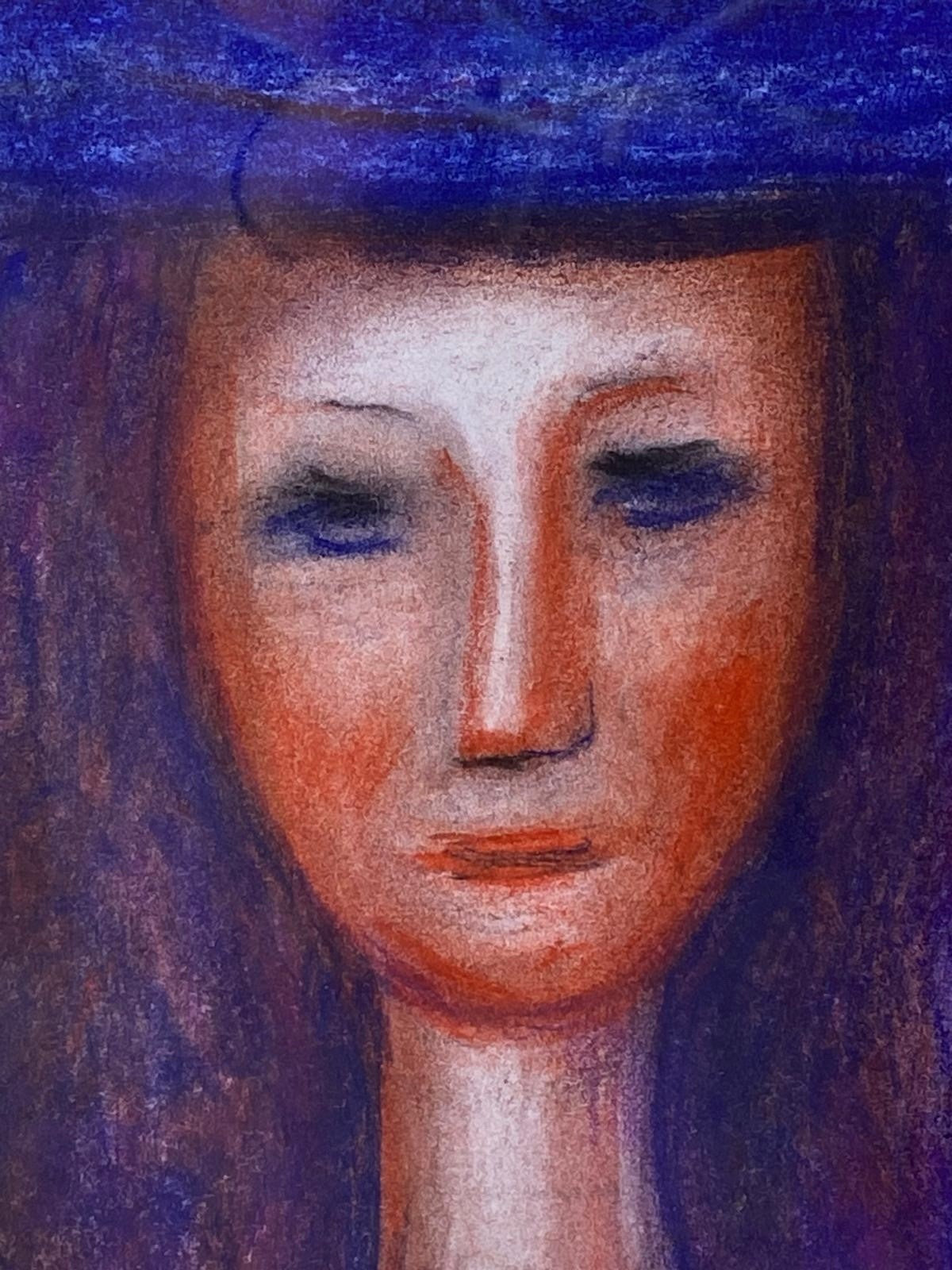 Quadro -Figura Di Donna- Antonio Tammaro- pastello su carta