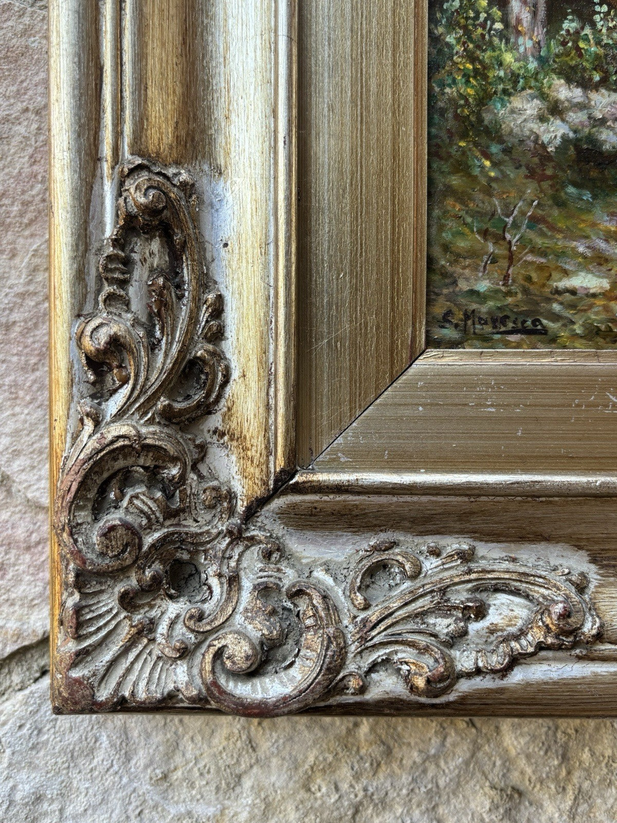 Quadro -Boschi Del Faito- Salvatore Maresca- dipinto a olio