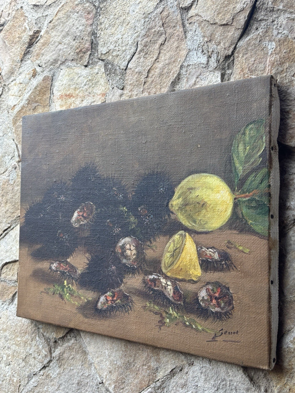 Quadro -Ricci Di Mare- Luigi Seme- dipinto a olio su tela