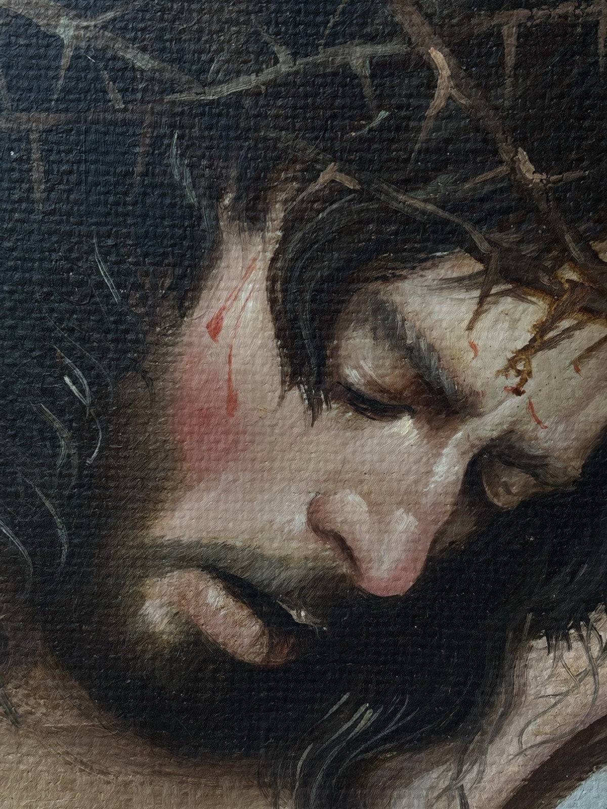 Quadro -Ecce Homo- Luigi Seme- dipinto a olio su tela