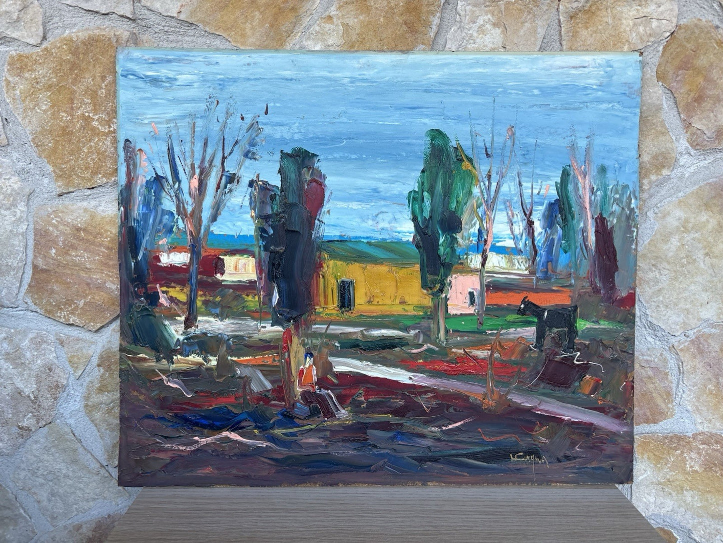 Quadro -Paesaggio- Luigi Cerqua- dipinto a olio