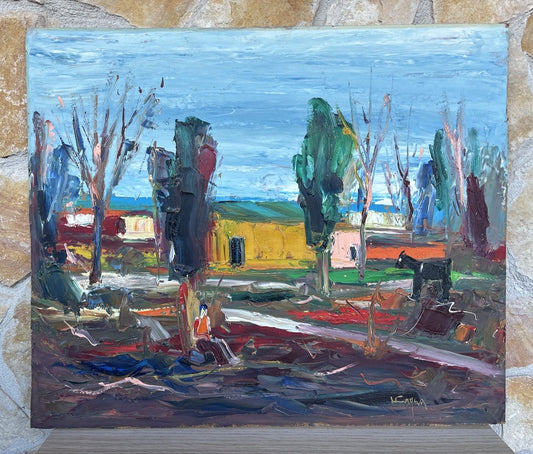 Quadro -Paesaggio- Luigi Cerqua- dipinto a olio