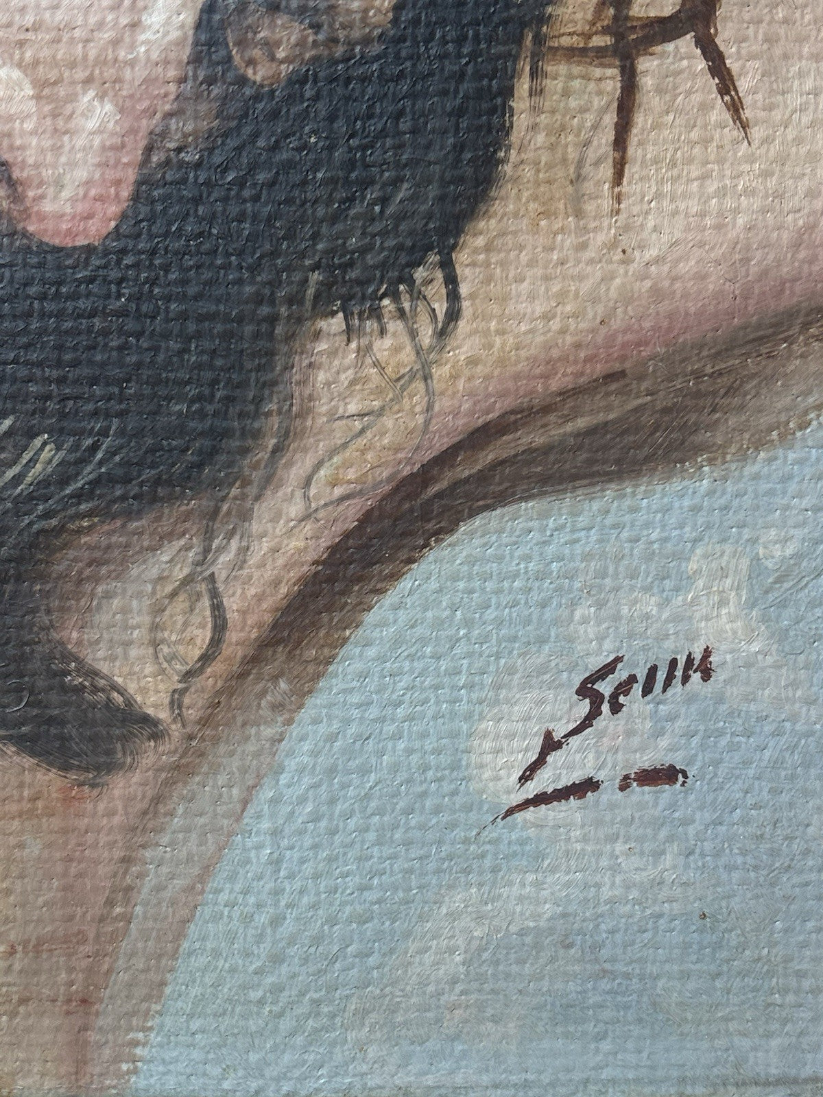 Quadro -Ecce Homo- Luigi Seme- dipinto a olio su tela